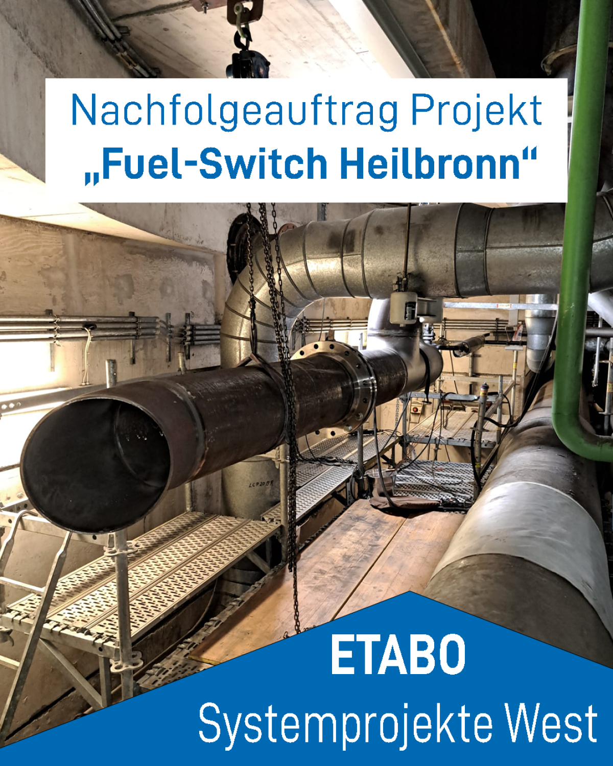 ETABO erhält weiteren Auftrag von EnBW zur medienseitigen Anbindung des Projekts „Fuel-Switch Heilbronn“